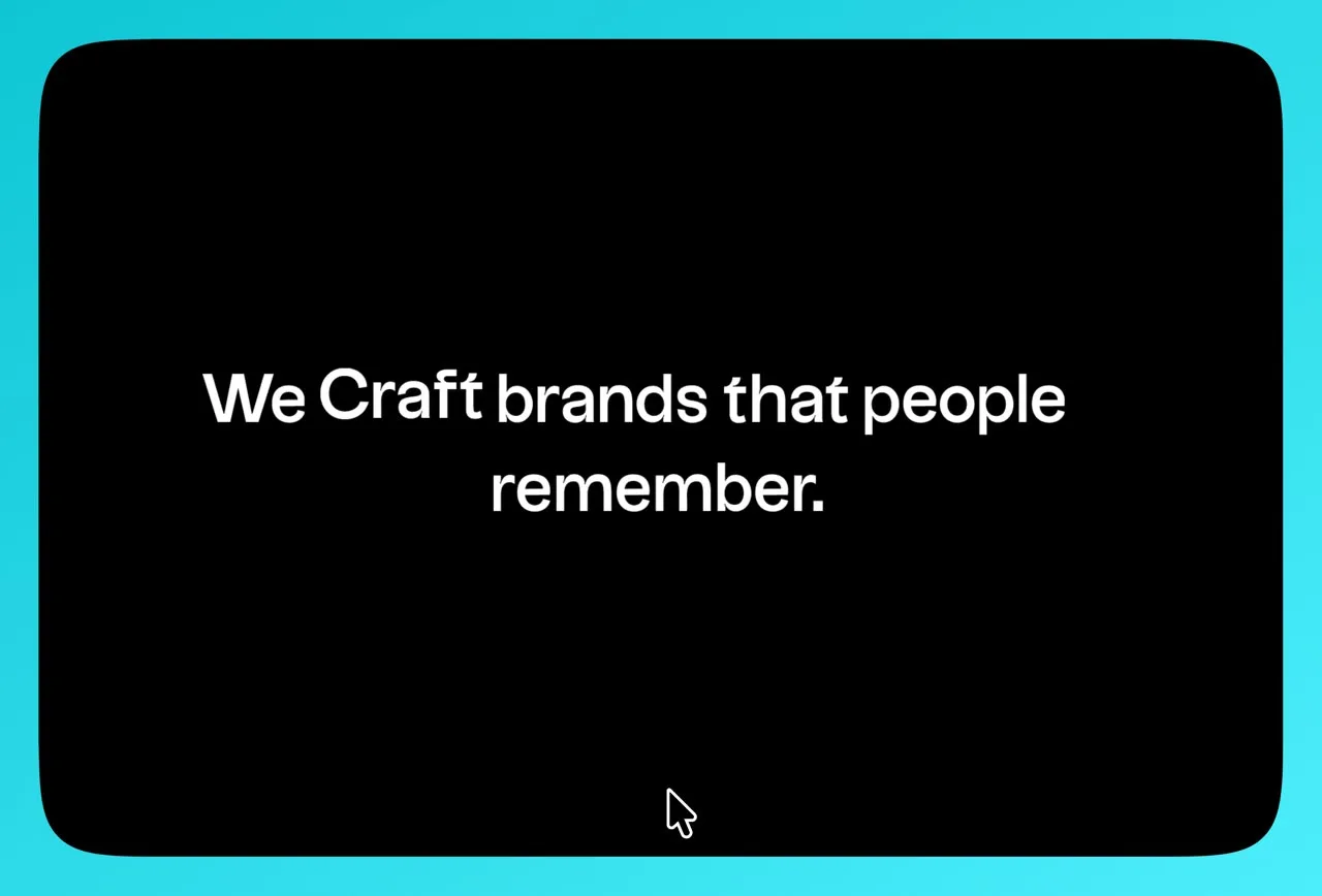 Shot — A brand statement turning itself inside out, light to dark