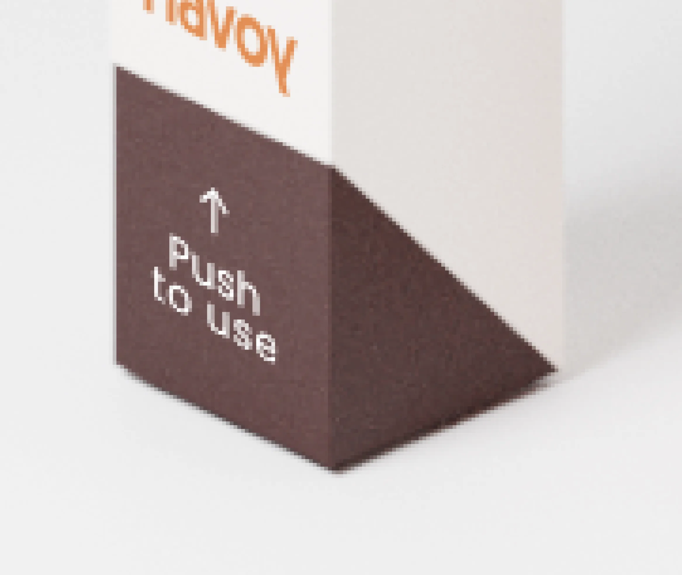 Flavoy — the push-to-open corner detail