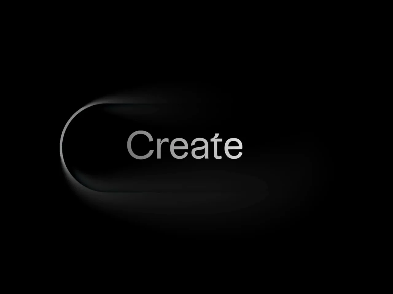 Shot — A pill button lighting from inside as it is approached