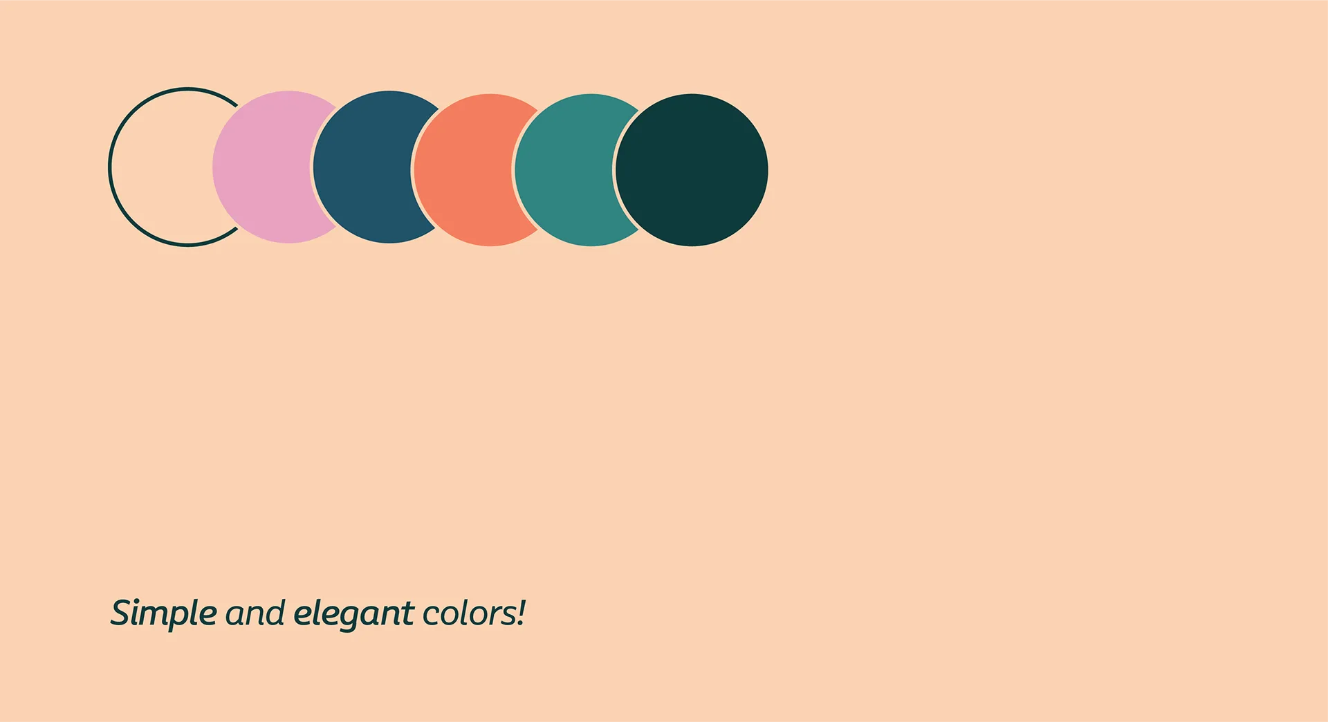 Sow Row — the Sow Row colour palette laid out
