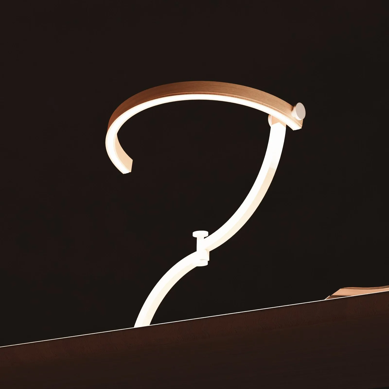 Cloop — Cloop lit, in silhouette against black
