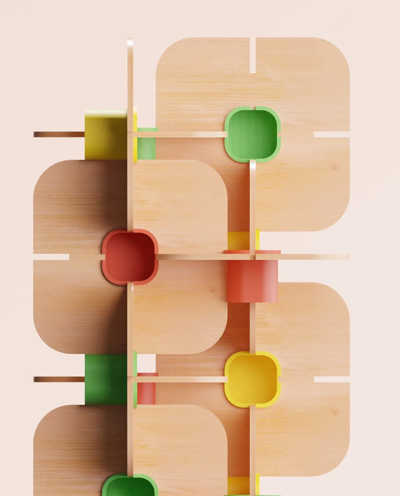 Slot-Fit — close view of a loaded configuration
